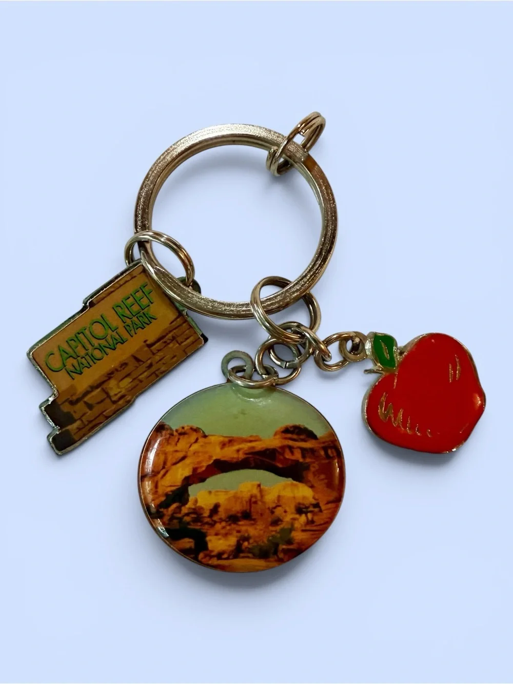 National Park Souvenir Keychains Graphic Charms Scenic Images